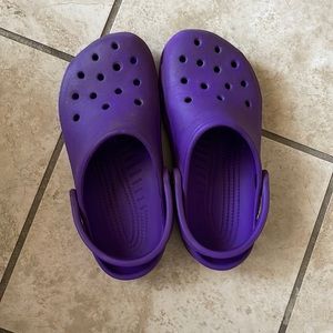 Purple Crocs